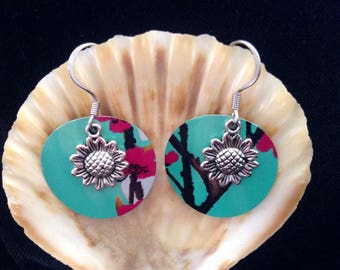 Arizona Tea Can Earrings/Aluminum Can Earrings/Upcycled Earrings/Reclaimed Earrings/Repurposed Earrings