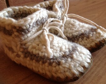Pantoufles de Cowichan Vintage