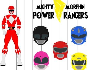 Power Rangers Svg, Clipart, png, eps files, Power rangers Cut files for cricut, Super hero Svg, Power rangers decal design for tranfer shirt