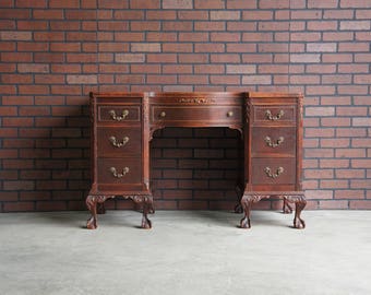 Desk / English Writing Desk / Vintage Desk / Antique Desk / Shabby Chic Desk ~ Paint To Order