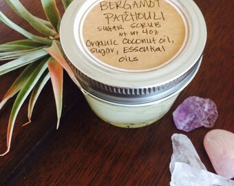 Bergamot + Patchouli Sugar Scrub