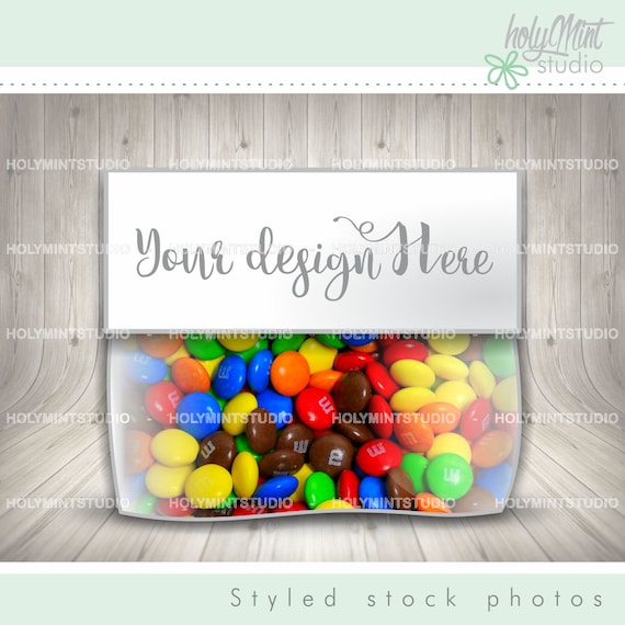 Download Bag Topper Mockup Bag Topper Candy Bag Mockup Candy Bag