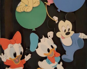 Vintage Nursery Cardboard Wall Decor