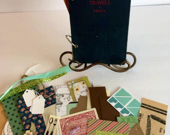 Vintage Handmade Mini Album Smash Book Junk Journal