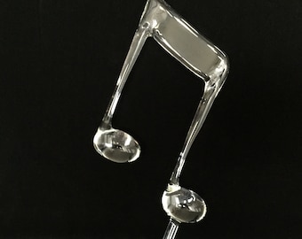 music note paperweight vintage
