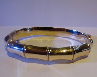 9ct gold vintage bangle from the 1920'