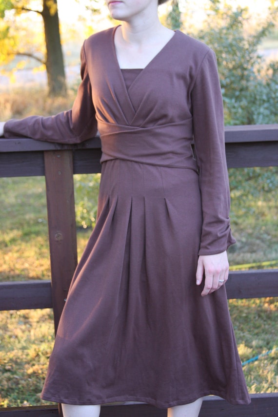 Gorgeous Modest Nursing  Dress  Formal  or Casual Made To