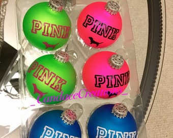 PINK INSPIRED Christmas Ornaments