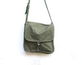 Vintage Military Bag Canvas Army Bag Soviet Unused USSR Cold War Collectible, Army Bag, Crossbody Bag, ammo messenger bag, ohtteam
