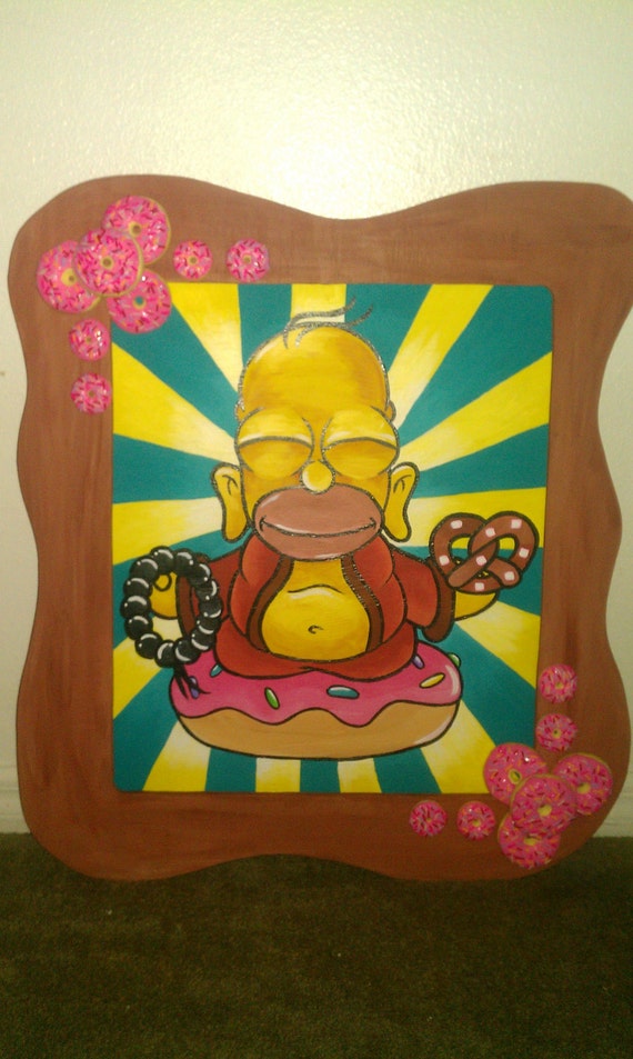 buddha homer simpson