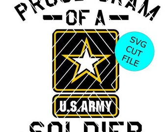 Proud army mom svg | Etsy