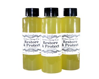 RESTORE & PROTECT - Nourish your skin with Green Tea Extract, Organic Oils and Candelilla Wax - Vegan / Dry Skin / Dry Patches / Moisture