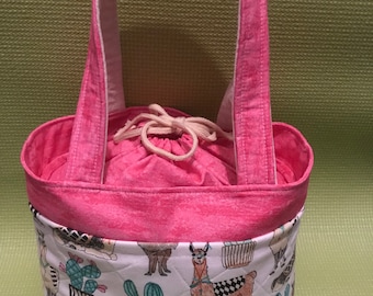 Insulated Drawstring Lunch Bag