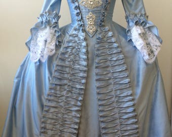 CUSTOM Rococo Rhinestone WEDDING or MASQUERADE gown