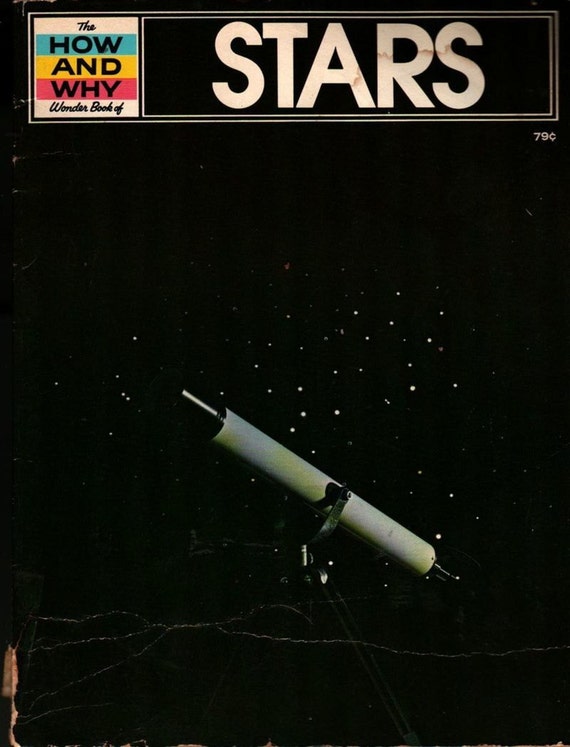 The How and Why Wonder Book of Stars + Norman Hoss + James Ponter + 1975 + Vintage Kids Book