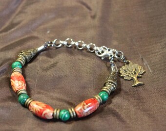 trendy boho beaded bracelet