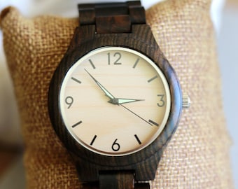 Wood Watch, Wooden watch,Personalized Wood Watch,Wood Watch men,Mens wooden watches,Wedding Gift,Wood Watches for him,Watch Husband Gift