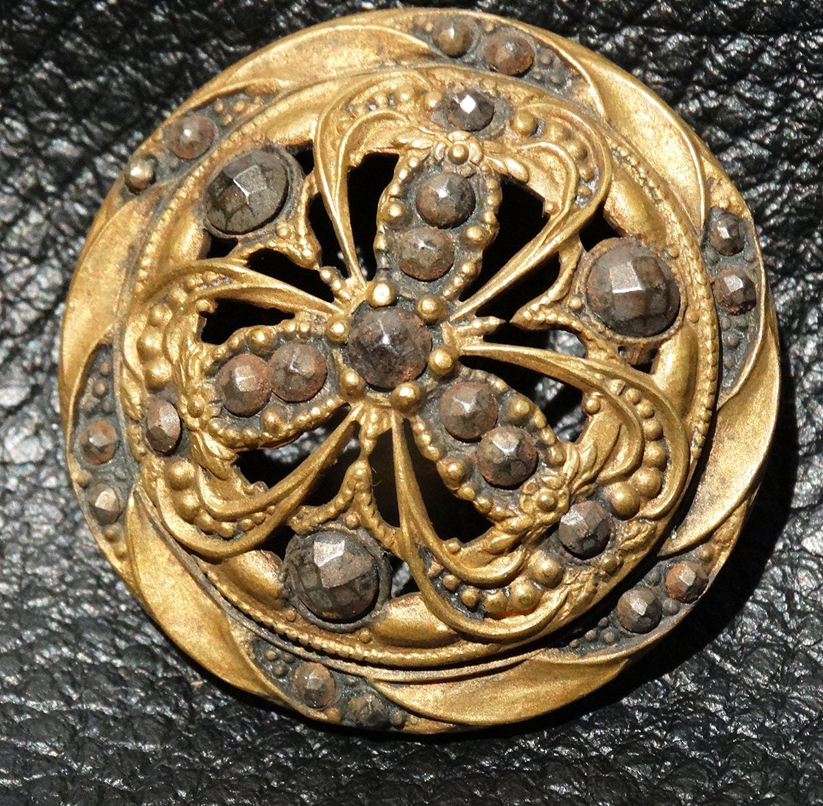 Edwardian Victorian Button Large Antique