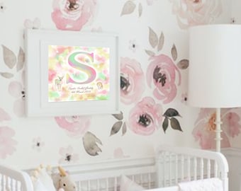 Digital Nursery Print Custom