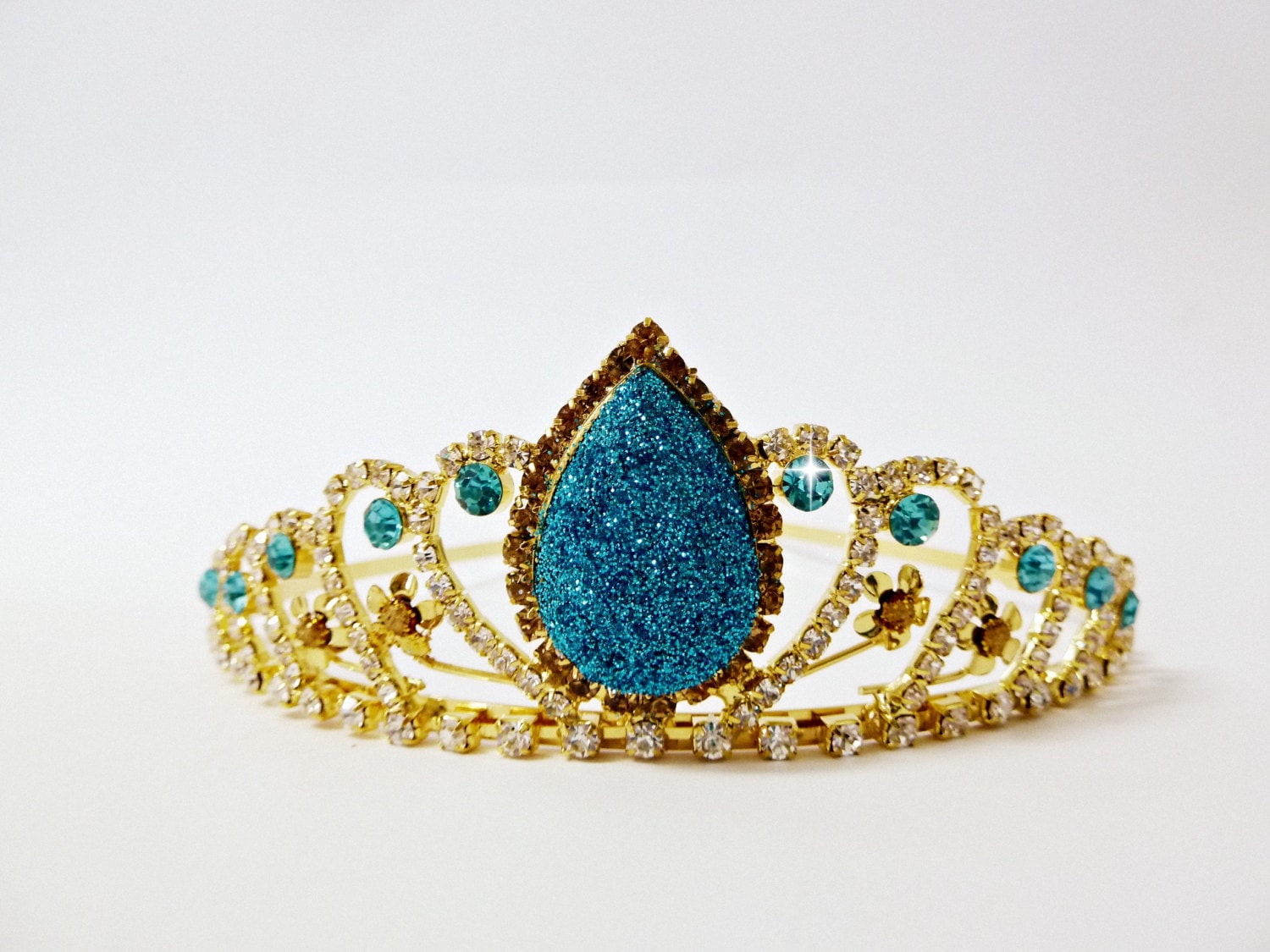 Princess Jasmine Crown Princess Jasmine Tiara GOLD Flowers