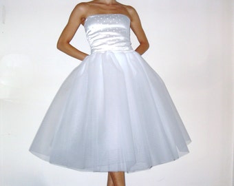 Tulle Petticoat White 70 cm