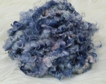 Smoke and Mirrors - Core Spun Kid Mohair Locks Super Bulky Art Yarn - 12.3 meters/13.5 yards and 108g/3.8oz