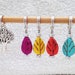 Knitting Stitch Markers//Autumn Leaves