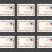 Mail Envelope Stickers, Mail Stickers, Envelope Stickers, Mail Planner Stickers, Inkwell Press, Erin Condren, Happy Planner // MEC001