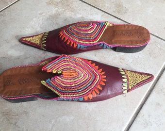 Beautiful handmade leather shoes size 5-6