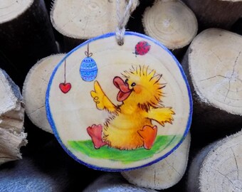 Easter, EASTER wooden decoration, wood, Easter ornament, easter decoration, decoration, handmade