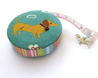 Retractable Tape Measure with Brown Dachshunds Pocket Measuring Tape