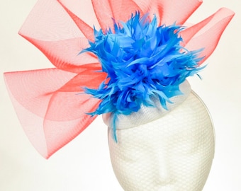 Mint Green & Coral Kentucky Derby Hat Spring Roll