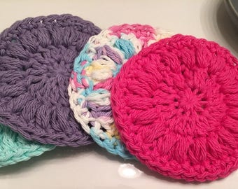 Beauty gift - Cotton rounds - Facial cleanser - Cotton facial pads - Reusable rounds - Facial rounds - Cosmetic rounds - Spa day gift