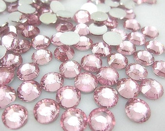 5mm Light Pink Flatback Non-Hotfix Rhinestones - 5,000 pieces - Loose, Bling, Nail Art, Decoden TDK-R024