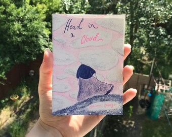 Head In a Cloud (Self published), Saddle Stitched zine by Marianna Madriz