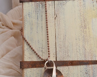 Suppenlöffel und Kupfer Nugget-Armband... KOSTENLOSER VERSAND