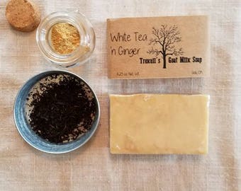 White Tea 'n Ginger -Goat Milk Soap