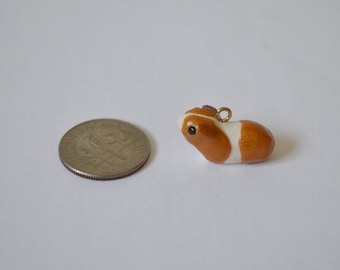 Small Custom Short-haired Guinea Pig Figure/Pendant for Necklace