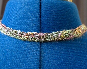 Iridescent Crochet Choker