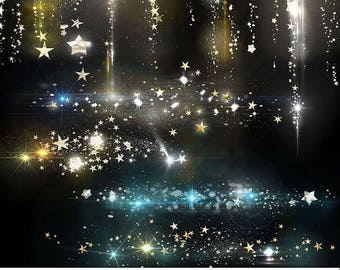 Shining And Sparkling Christmas Light Overlays, Glowing And Shiny Holiday Overlays To use on photos and Christmas Cards, Digital Download