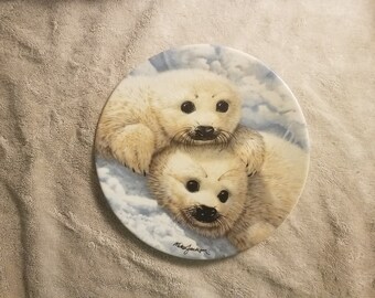 Baby Seals Collectible Plate