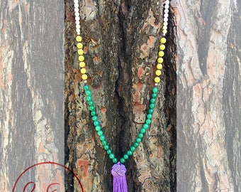 GANESH Purple Mala Design