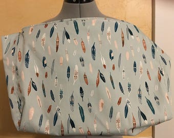 Feather Messenger / Crossbody Bag