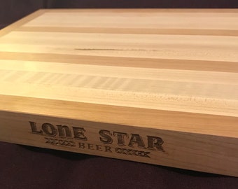 Lone Star Beer • cutting board