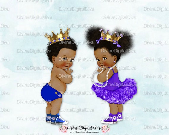 Download Prince Princess Baby Boy & Ballerina Girl Purple Royal Blue
