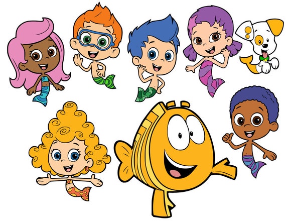 Bubble Guppies Collection svg files