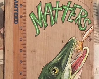 Fishing ruler | Etsy