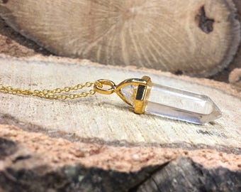 Crystal Chain Gold Mountain Golden Gold necklace 50 cm or 70 cm chain