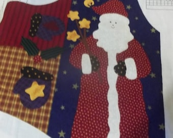Christmas Vest Fabric Panel