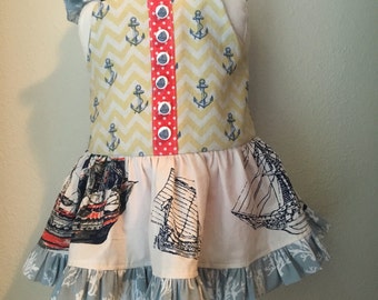 CUSTOM Isla Romper Size-3m-3T